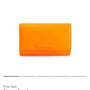 Orange Clutch crossbody  bag